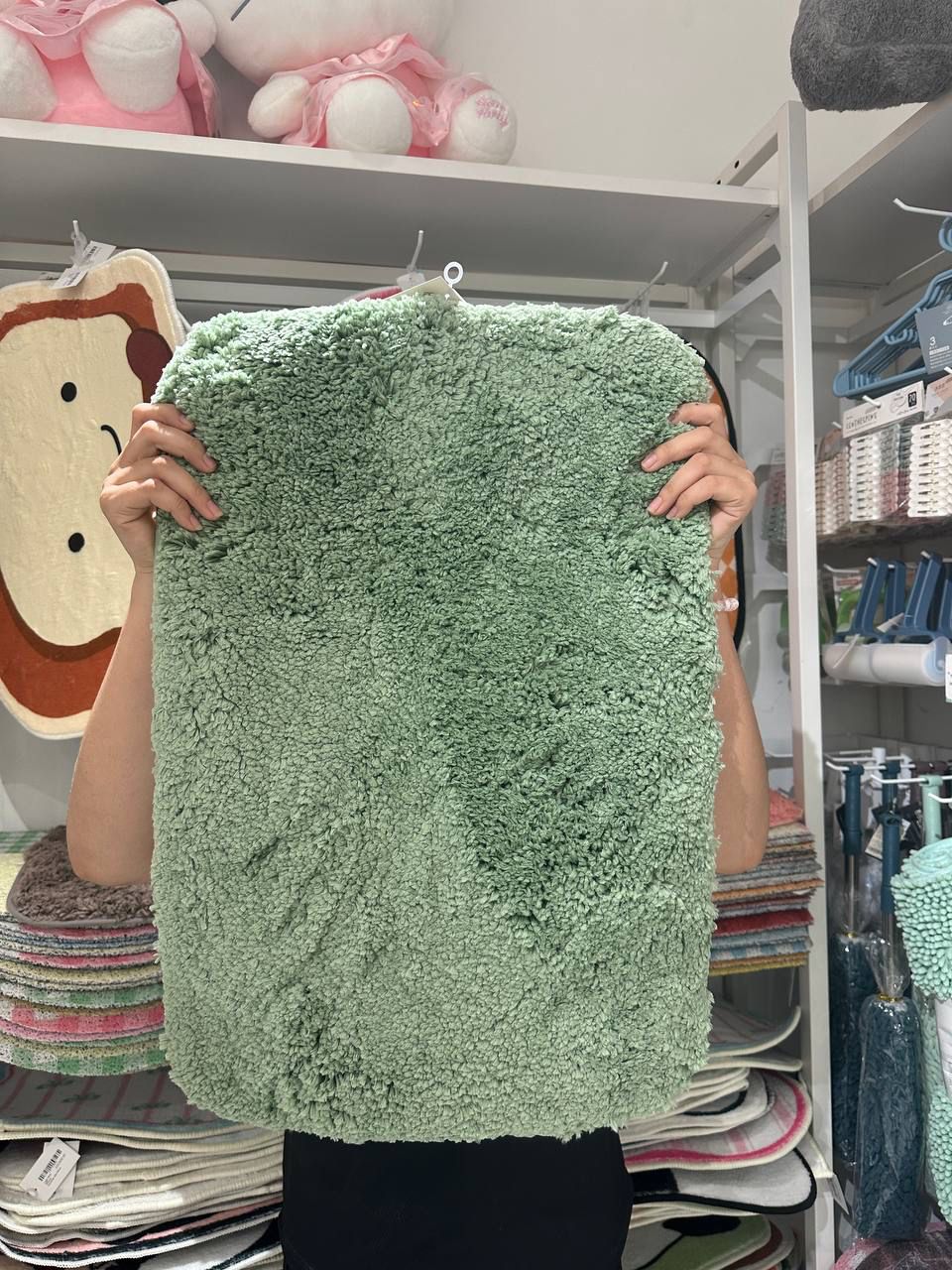 Classic Fluffy Floormat 40x60cm - Green