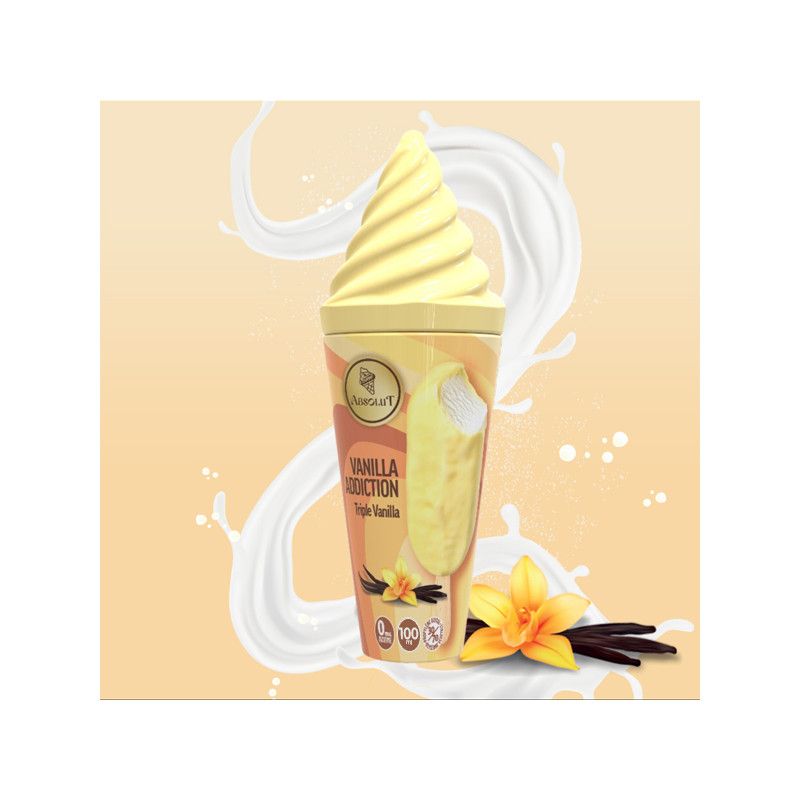 Vanilla Addiction 100ml Absolut - E-cone - Vape Maker