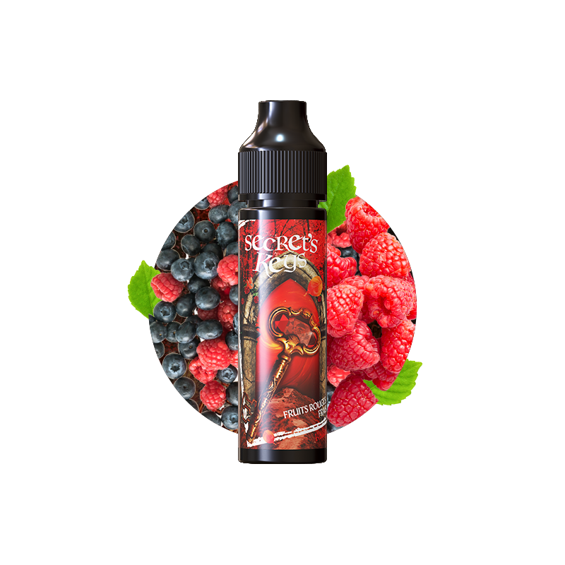 Red Key 50ml Secret&#39;s Keys - Secret&#39;s LAb Fraise - Mûre - Cassis - Framboise - Frais