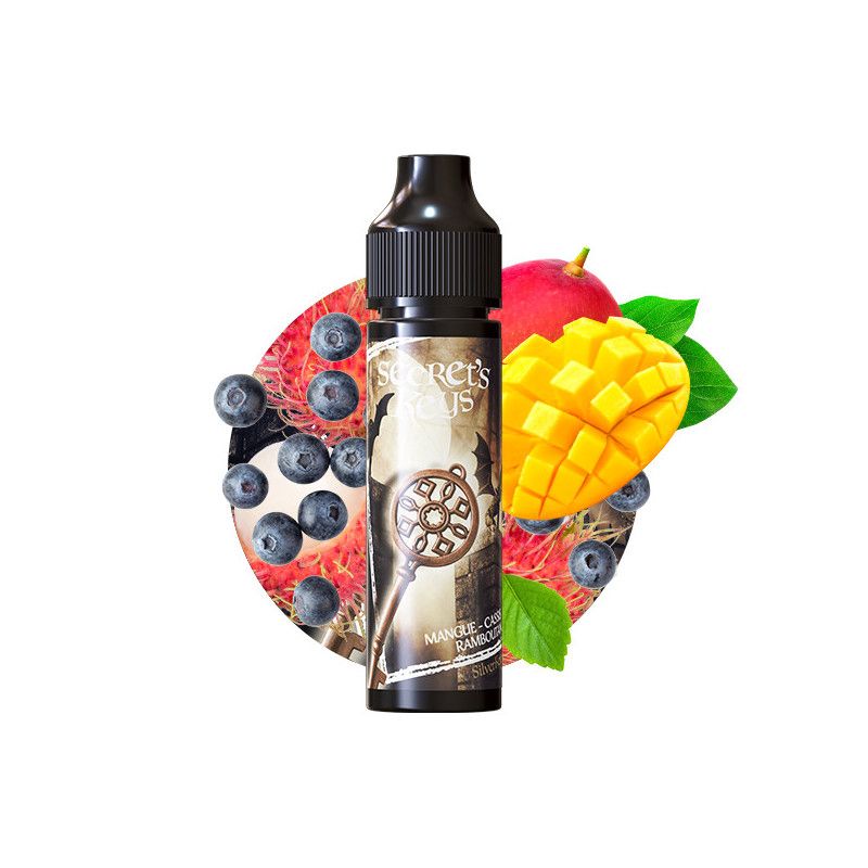 Silver Key 50ml Secret&#39;s Keys - Secret&#39;s LAb Mangue - Cassis - Ramboutan