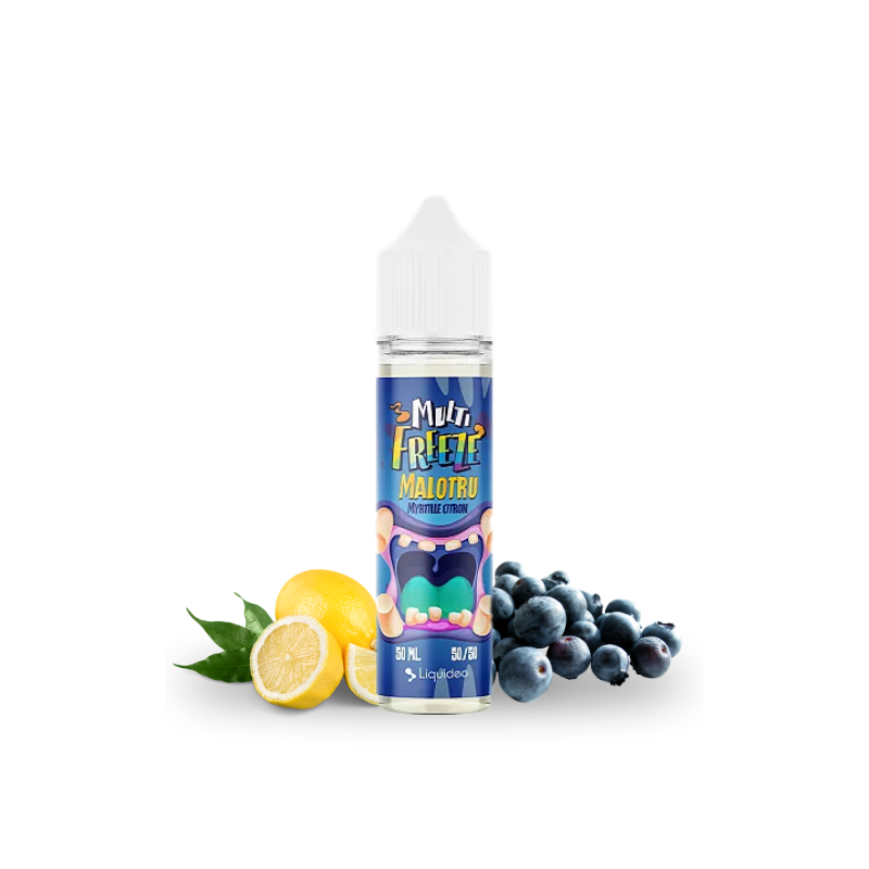 Malotru 50ml Multi Freeze - Liquideo Myrtille - Citron