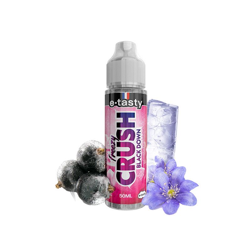 Black Down 50ml Freezy Crush - e.Tasty Cassis - Violette - Frais