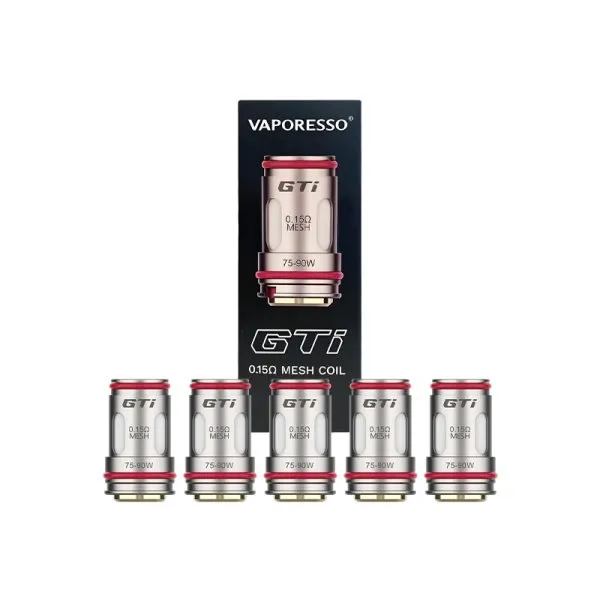 Résistances GTi  0.15 Ω  75.90 w Mesh (5pcs) - Vaporesso