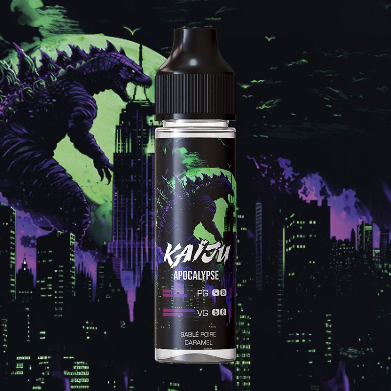Apocalypse 50ml - Kaïju - Vape Maker Sabl - Poire - Caramel