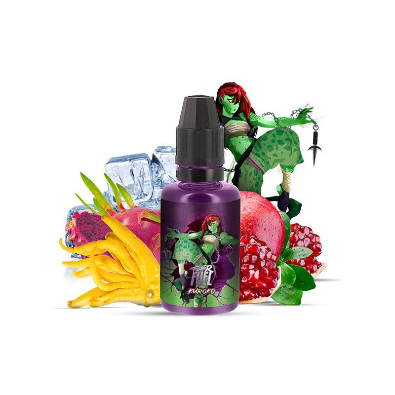 Concentré Kuroko 30ml Fighter Fuel - Maison Fuel Fruit du Dragon - Grenade - Main de bouddha - Frais