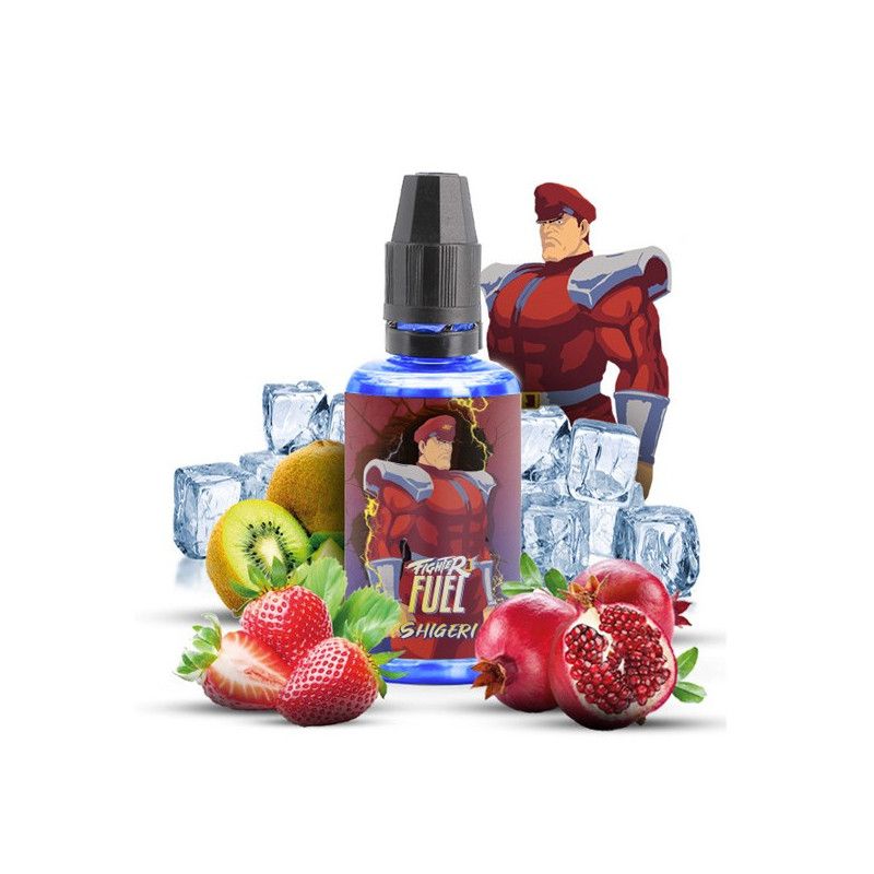 Concentré Shigeri 30ml Fighter Fuel - Maison Fue Grenade - Fraise - Kiwi - Frais