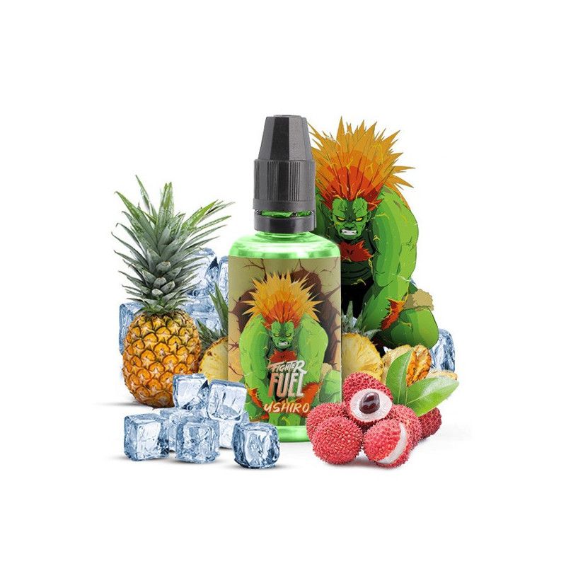 Concentré Ushiro 30ml Fighter Fuel - Maison Fuel Ananas - Litchi - Frais