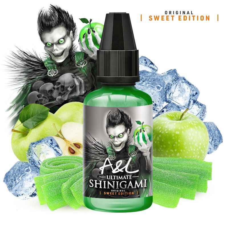 Concentré Shinigami SWEET EDITION 30ml Ultimate - Arômes et Liquides Bonbon Acidulé - Pomme Verte - Frais