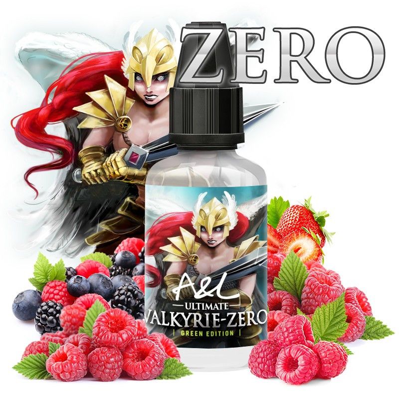 Concentré Valkyrie Zero SWEET EDITION 30ml Ultimate - Arômes et Liquides Framboise - Cassis - Fraise - Mûres - Myrtille