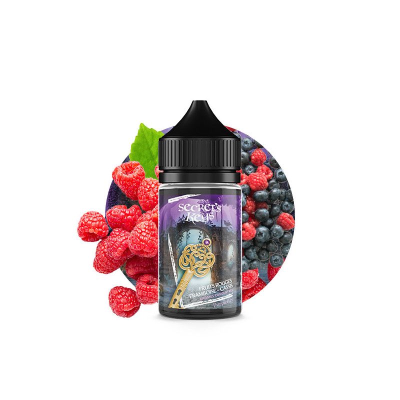 Concentré Purple Key 30ml Secret&#39;s Keys - Secret&#39;s LAb Fraise - Framboise - Mûre - Myrtille - Frais