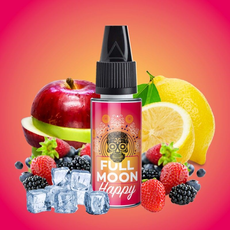 Concentré Happy 10ml - Full Moon Pomme - Fruits - Citron - Frais