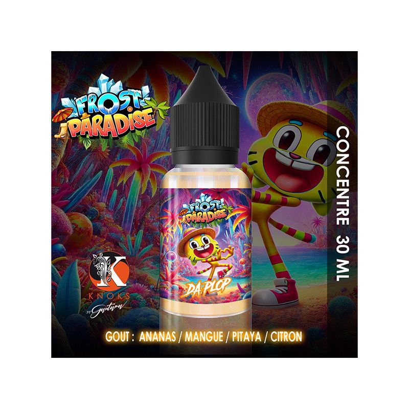 Concentré Da Plop 30ml Frost Paradise - Knoks Ananas - Mangue - Pitaya - Citron - Frais