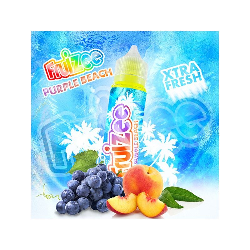 Purple Beach 50ml Fruizee - Eliquid France Pêche - Raisin - Frais