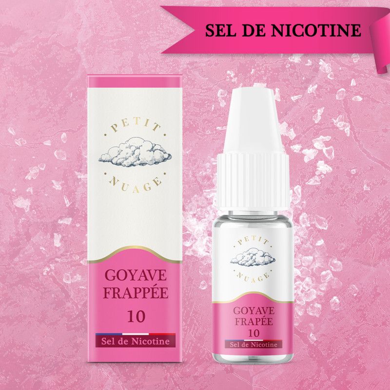 Goyave Frappée - Salt 10ml - Petit Nuage Goyave - Framboise - Fruit du Dragon - Frais