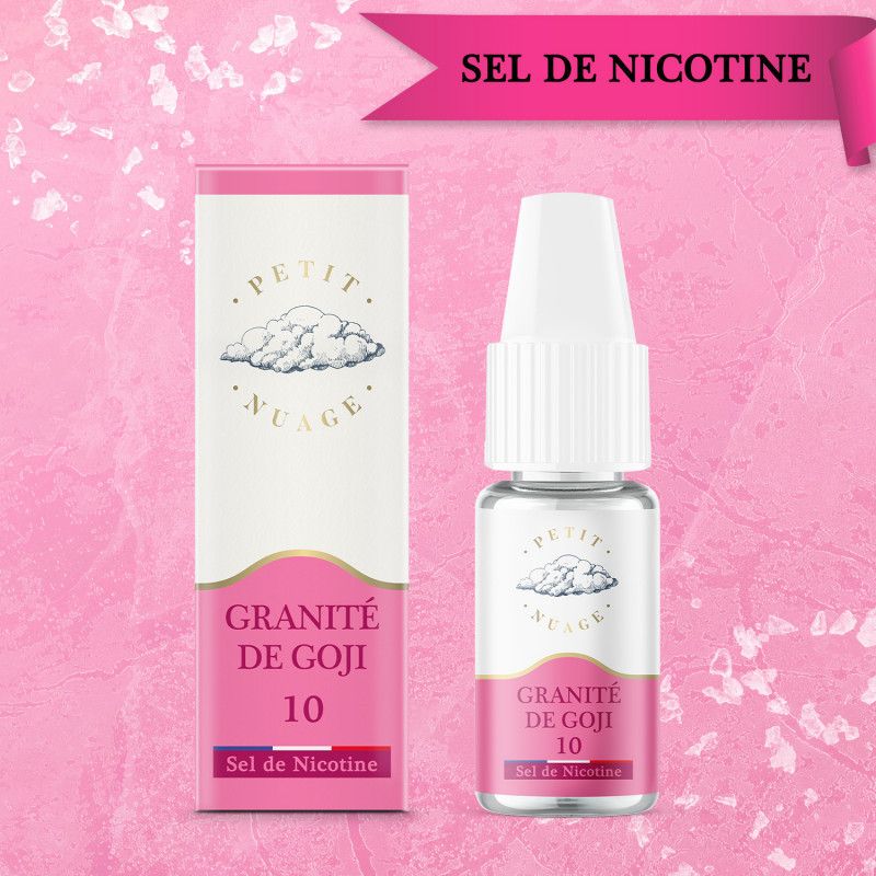 Granité de Goji - Salt 10ml - Petit Nuage granité - baies de goji - cassis - frais