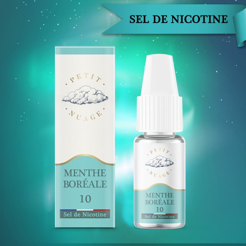 Menthe Boréale - Salt 10ml - Petit Nuage menthe polaire - menthe glaciale