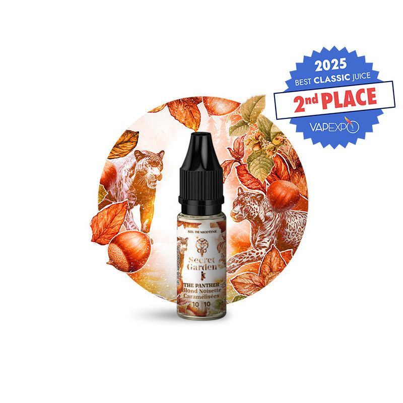 The Panther Salt 10ml Secret Garden - Secret&#39;s LAb Classic Blond - Noisette - Caramel