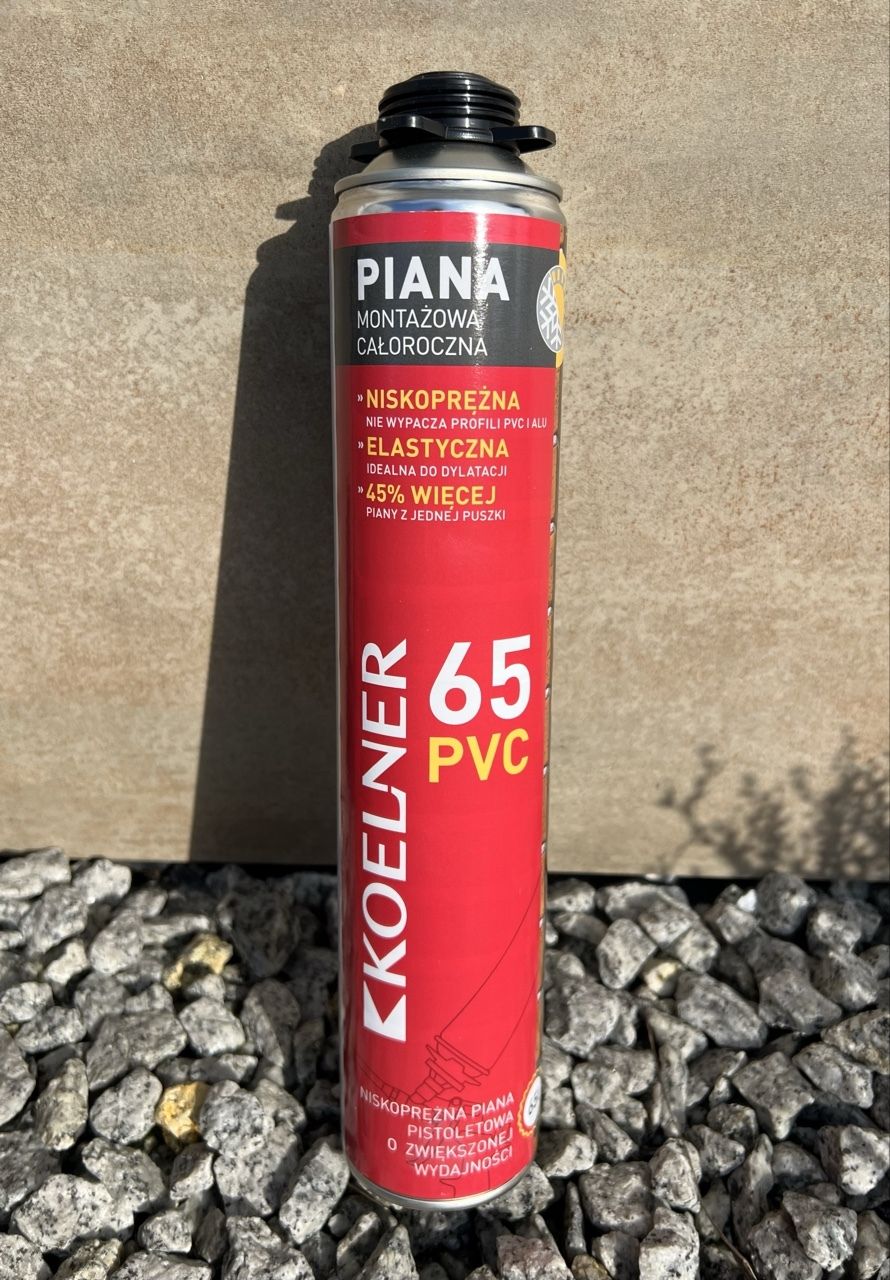 Piana montażowa całoroczna KOELNER 65 PVC 830 ml