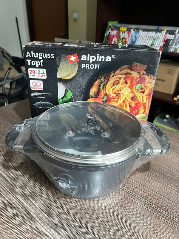 Garnek ALUGUSS TOPF 20 cm 2.2 l Alpinus