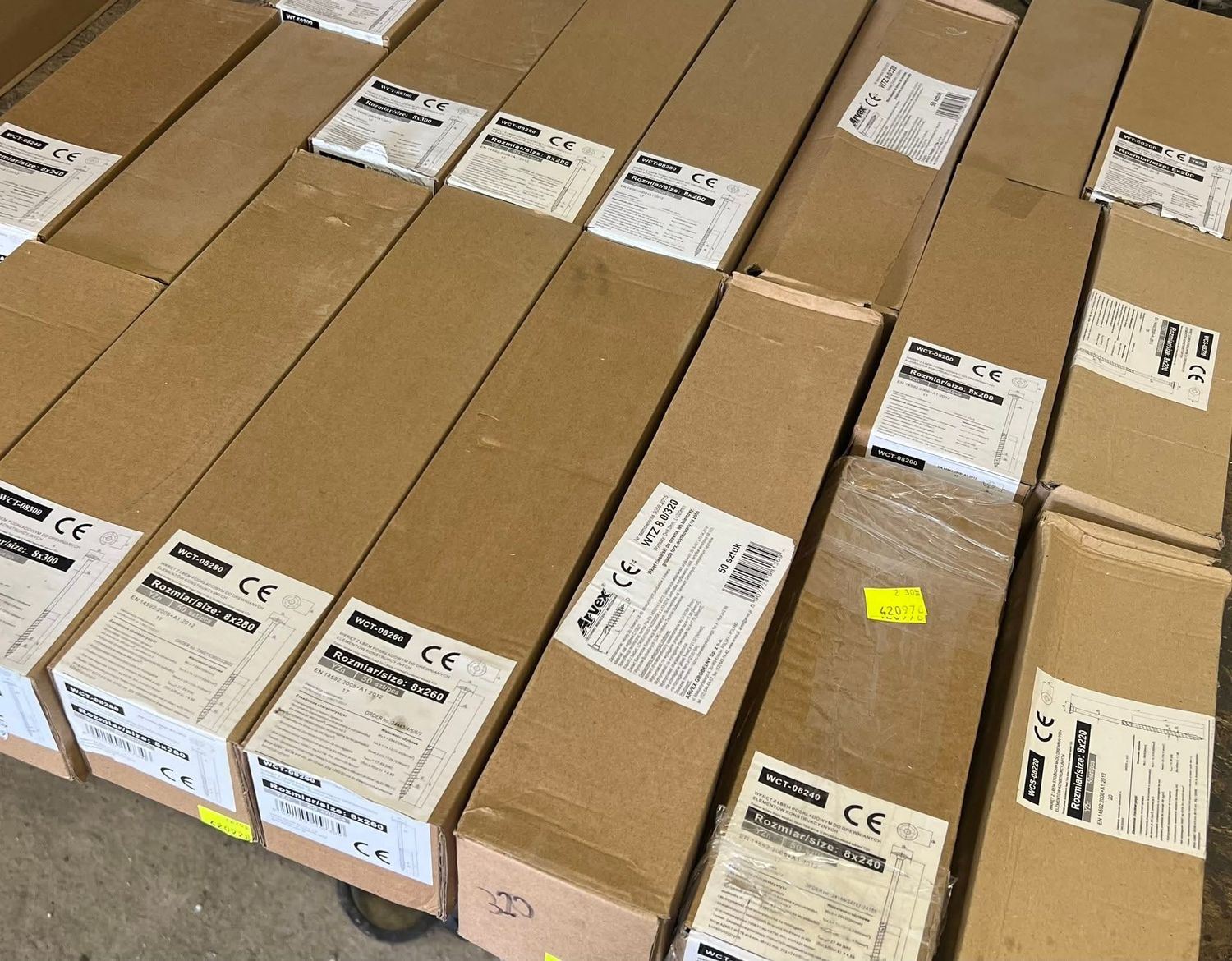 WKRĘT z łbem podkładowym (WCT-08280) 8x280 50 szt