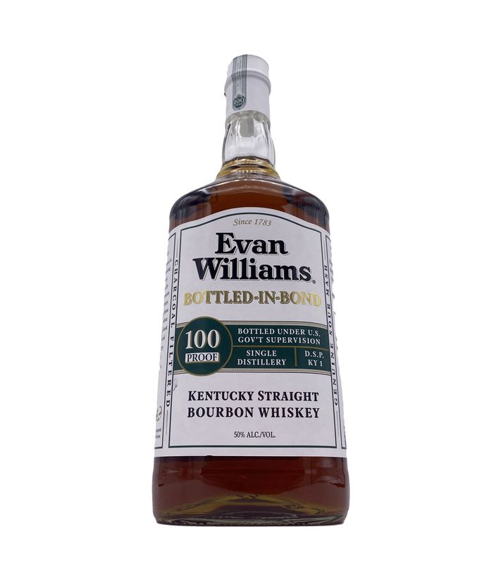 Evan Williams White Label Bourbon 1.75