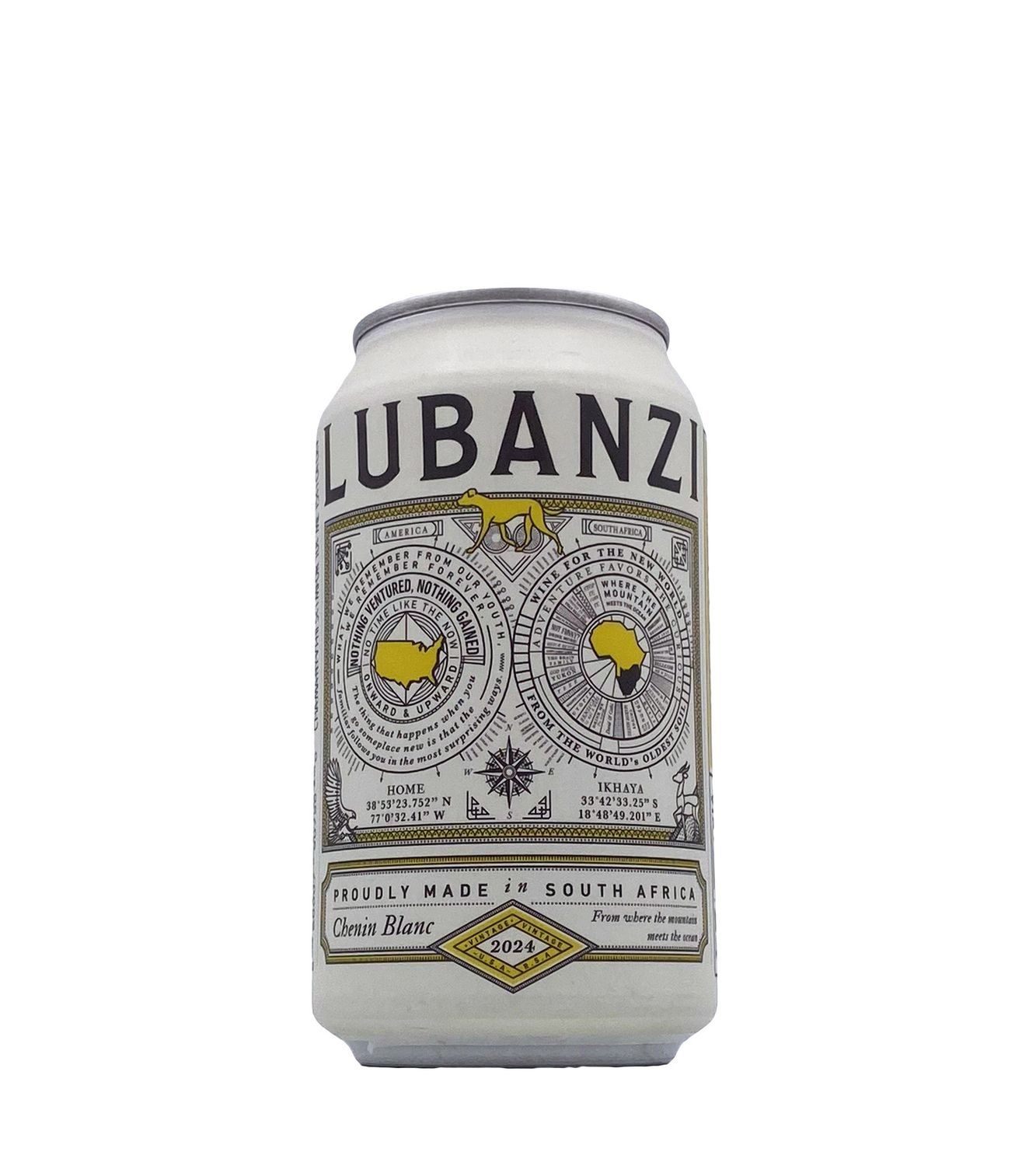 Chenin Blanc Swartland 12oz (can) Lubanzi