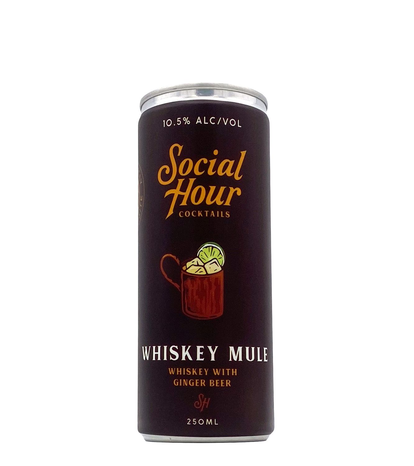 Whiskey Mule 250ml (can) Social Hour Cocktails