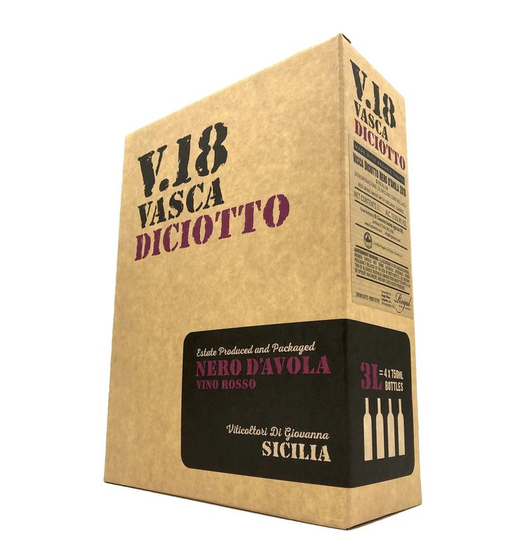 Nero d&#39;Avola Vasca Diciotto 3L 2022 Di Giovanna