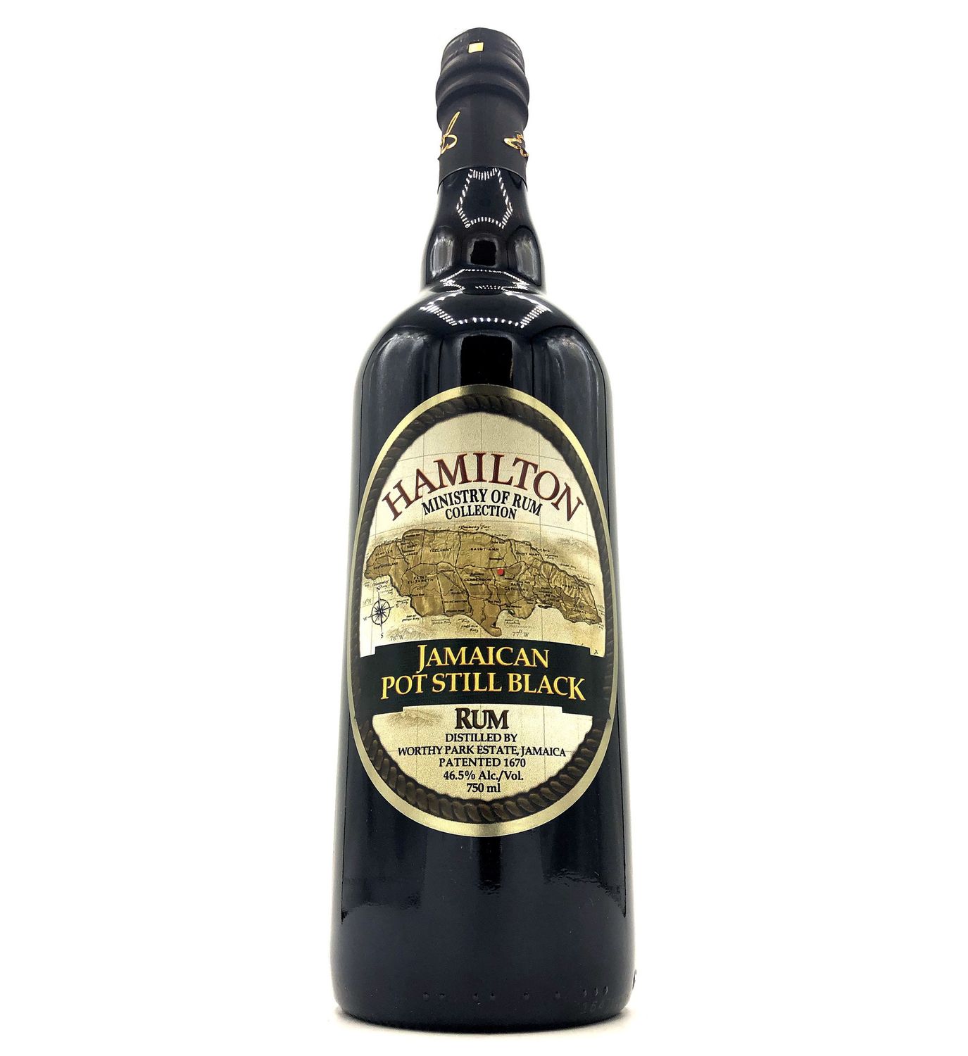 Hamilton Jamaican Pot Still Black Rum 750ml