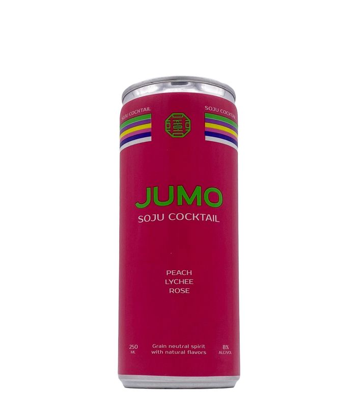 Soju Cocktail Peach Lychee Rose 250ml (can) Jumo