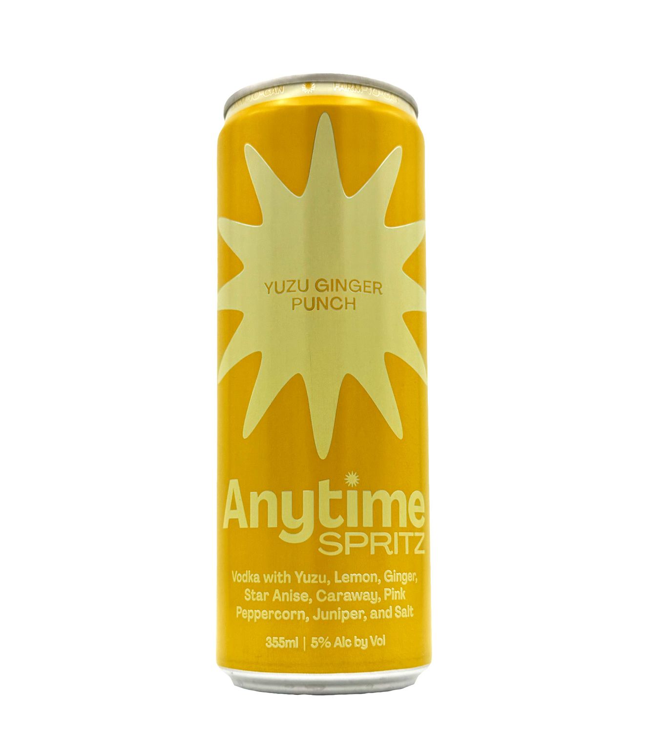 Yuzu Ginger Punch 12oz Anytime Spritz