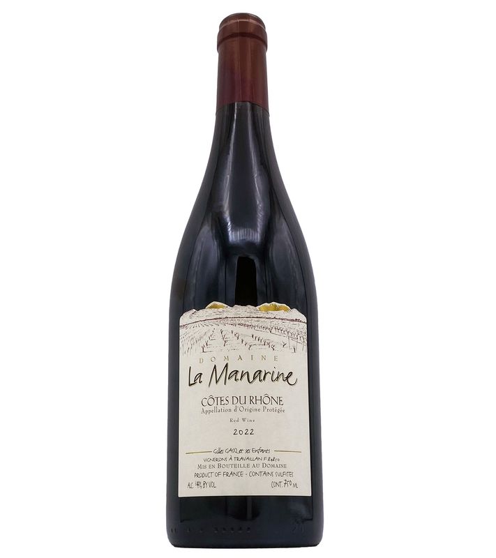 Côtes du Rhône Rouge 2022 La Manarine