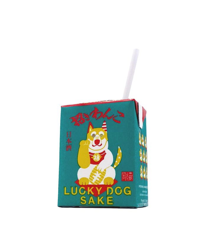 Saké Lucky Dog 180ml (box) Maneki Wanko