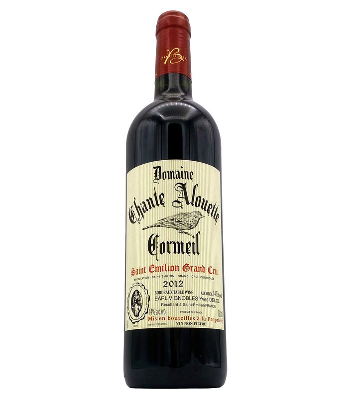 St. Emilion Grand Cru Cormiel 2012 Chante Alouette