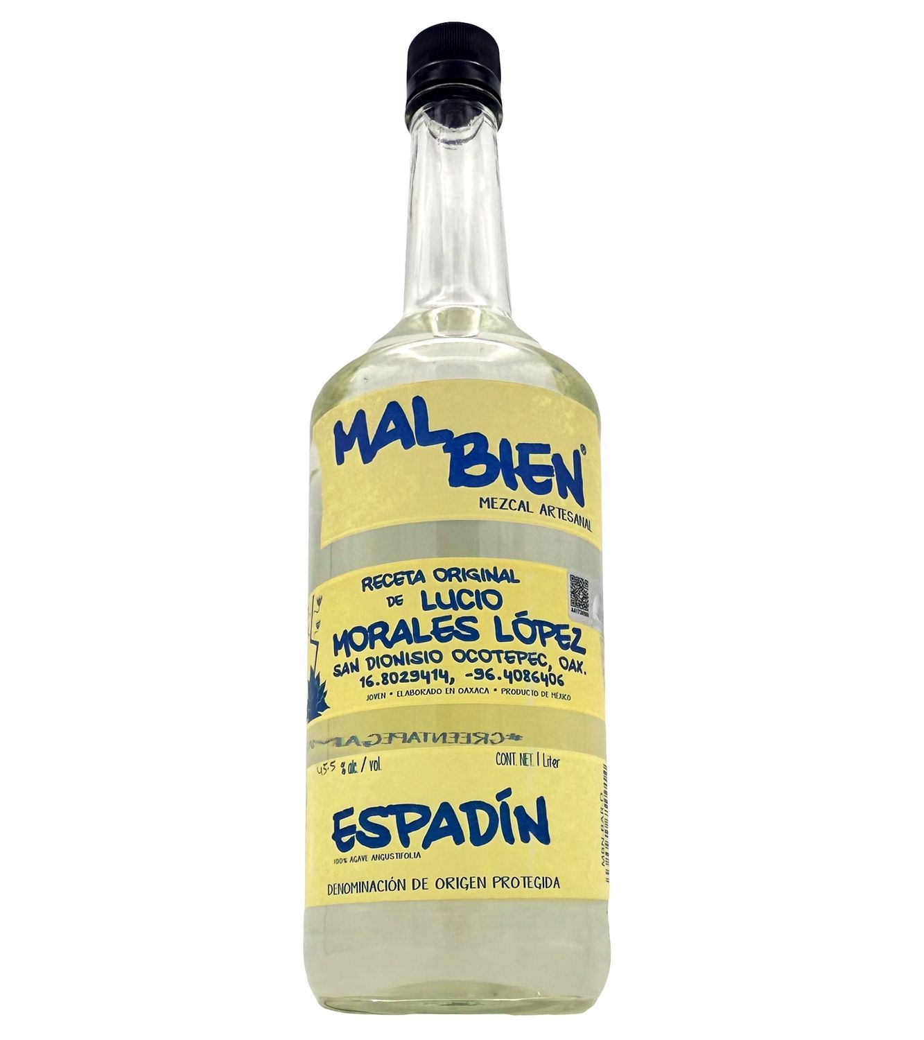 Mal Bien Espadin Mezcal 1L