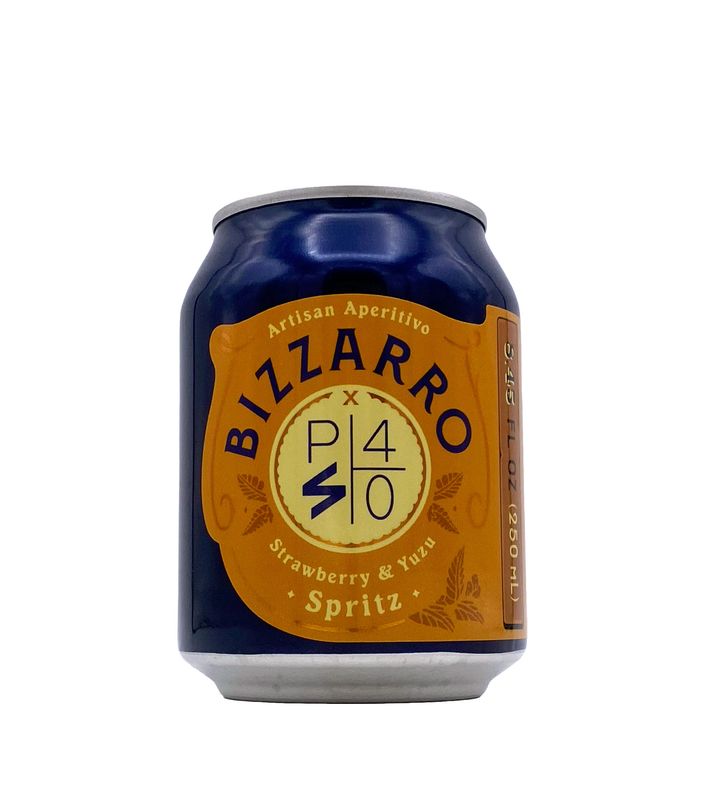 Strawberry &amp; Yuzu Spritz 250ml (can) Bizarro