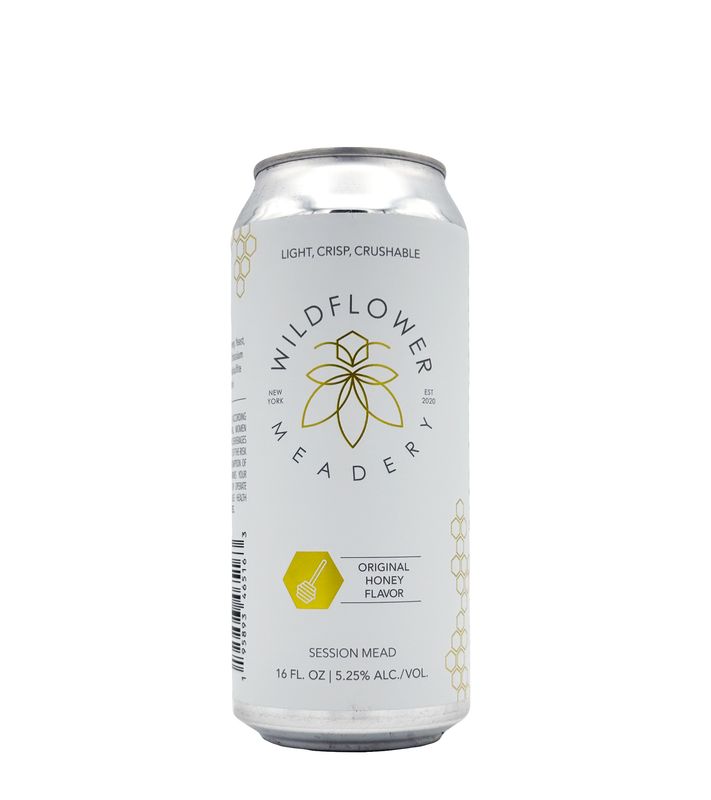 Mead Original Honey 16oz (can) Wildflower Meadery