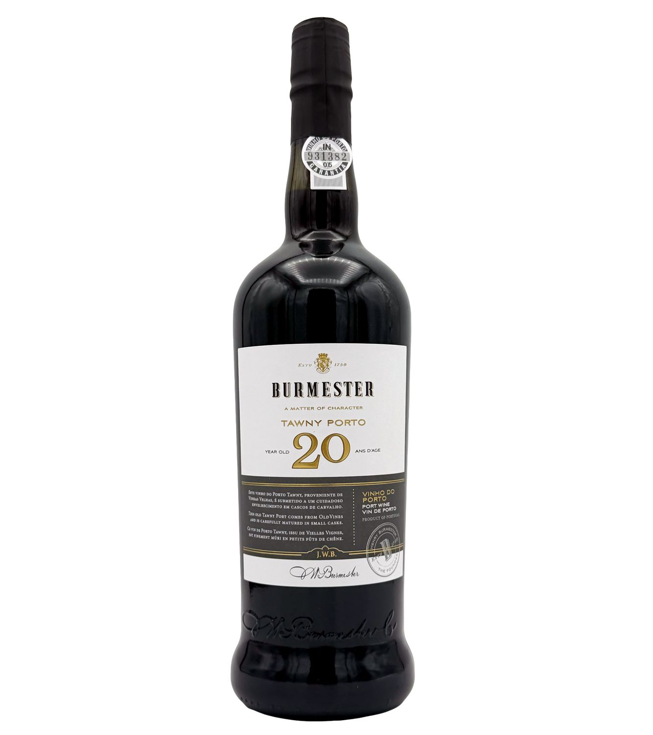 Burmester 20 Year-old Tawny Port, 750ml