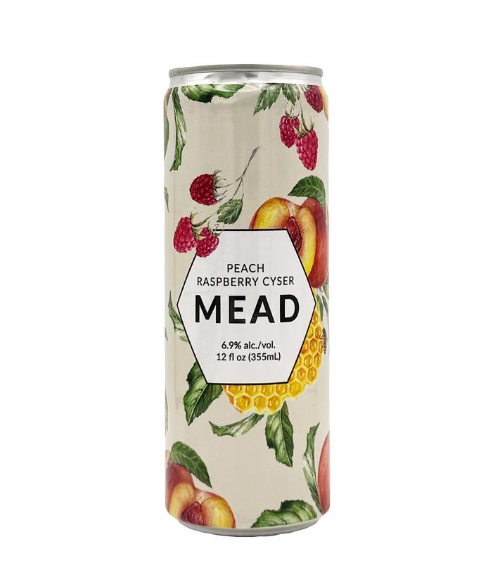 Mead Peach Raspberry 12oz Heeman&#39;s