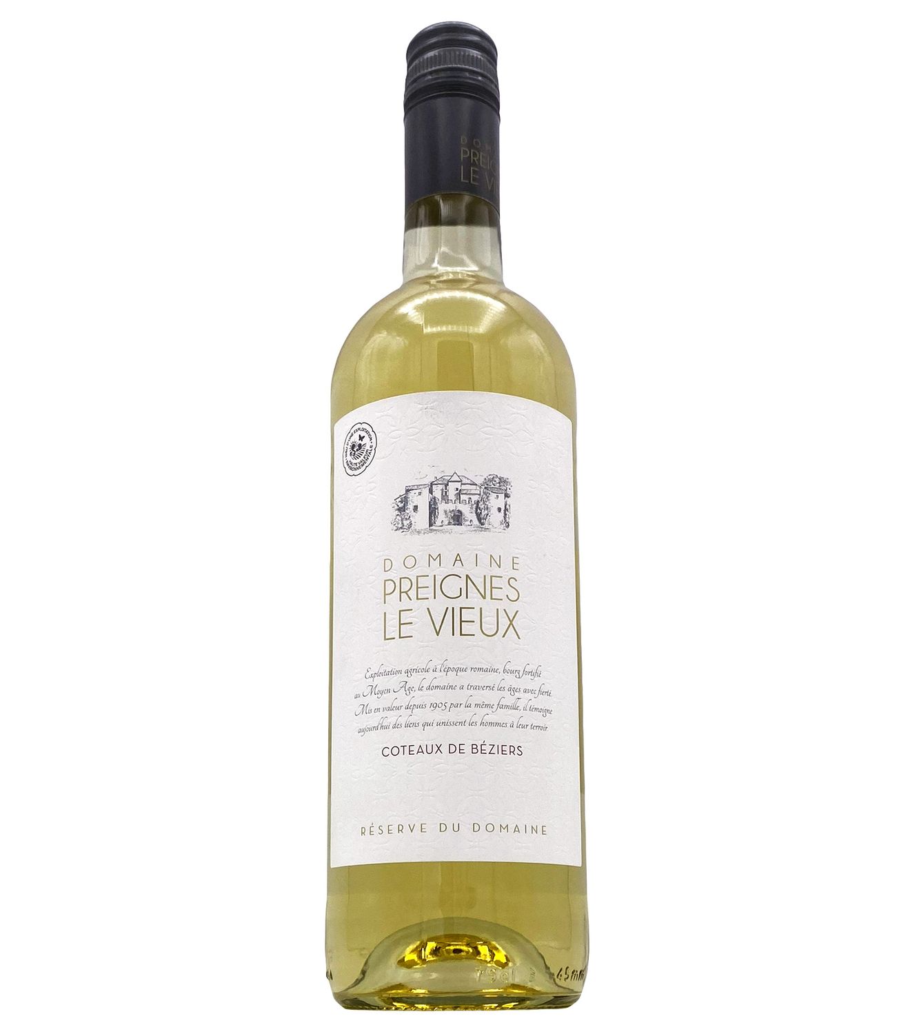 Coteaux du Béziers Blanc 2024 Preignes le Vieux