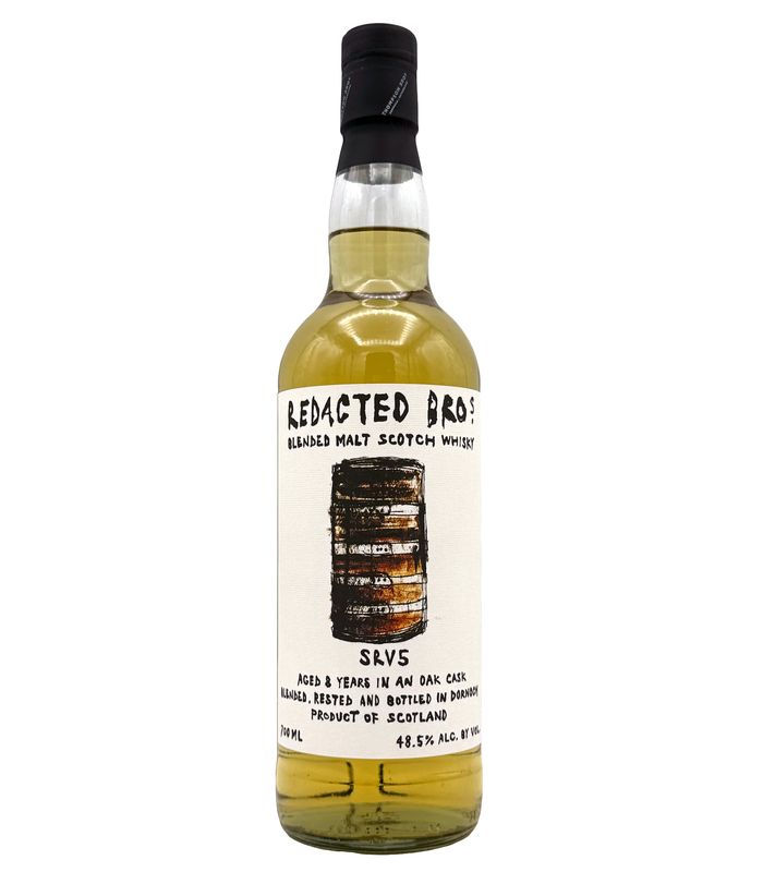 Redacted Bros. SRV5 8-year blended malt Scotch 700ml