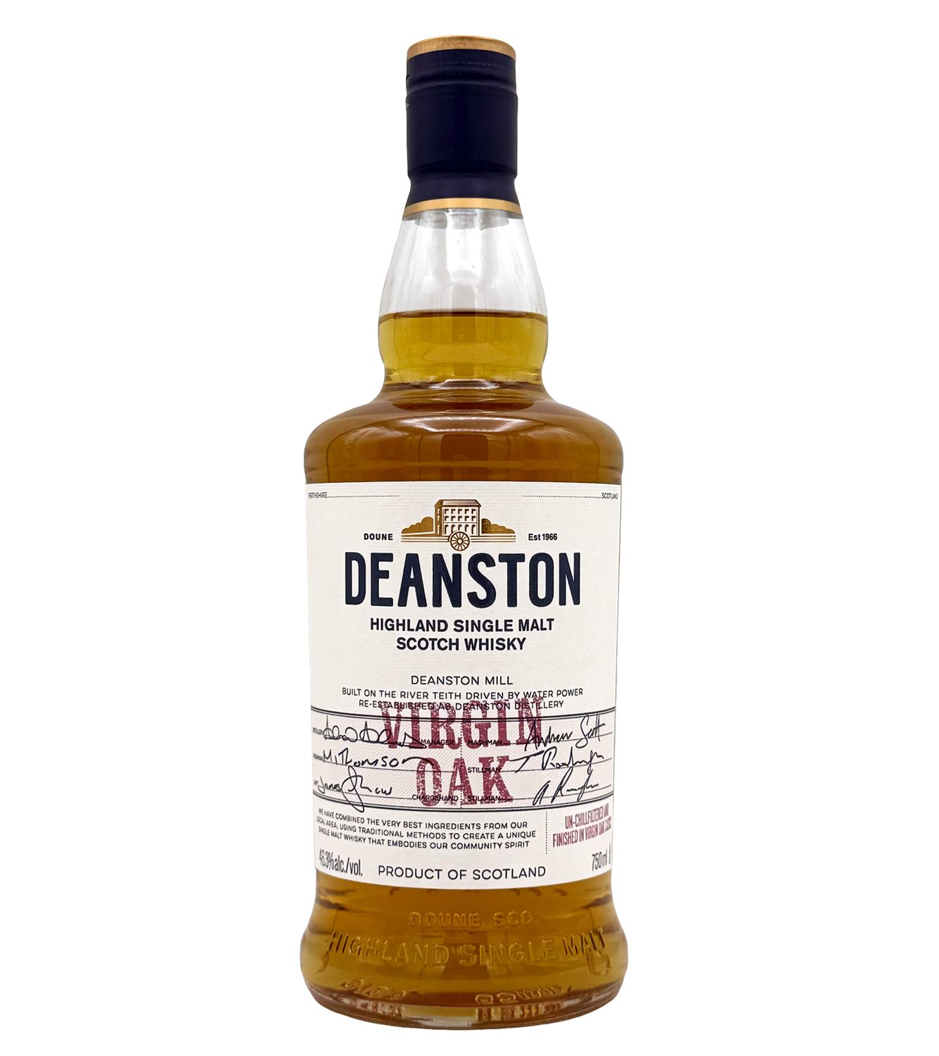 Deanston Virgin Oak Highland Single Malt Scotch