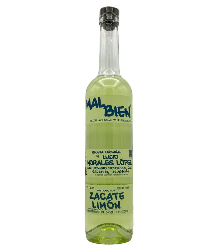 Mal Bien Mezcal Zacate Limon 750ml