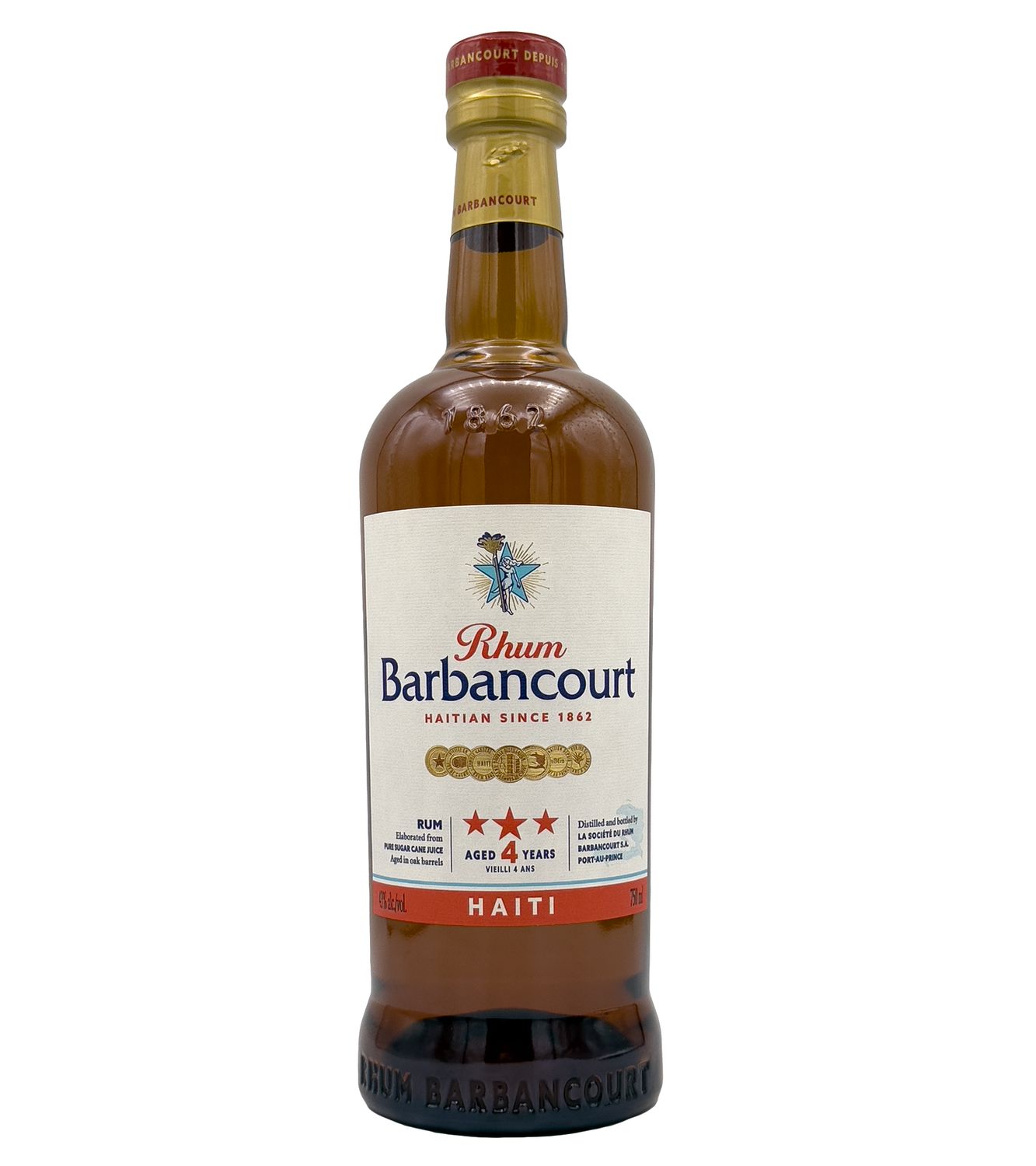 Rhum Barbancourt 4-year-old 750ml