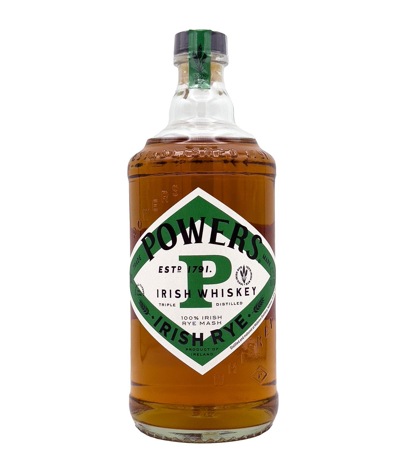 Powers Irish Rye Whiskey 750ml