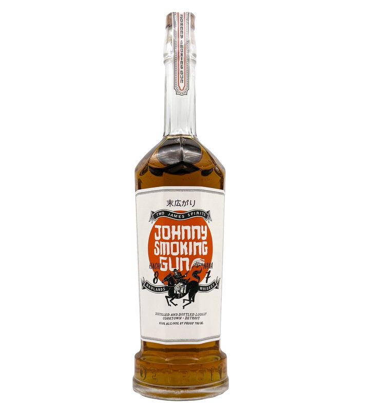 Two James Johnny Smoking Gun Whiskey 750ml