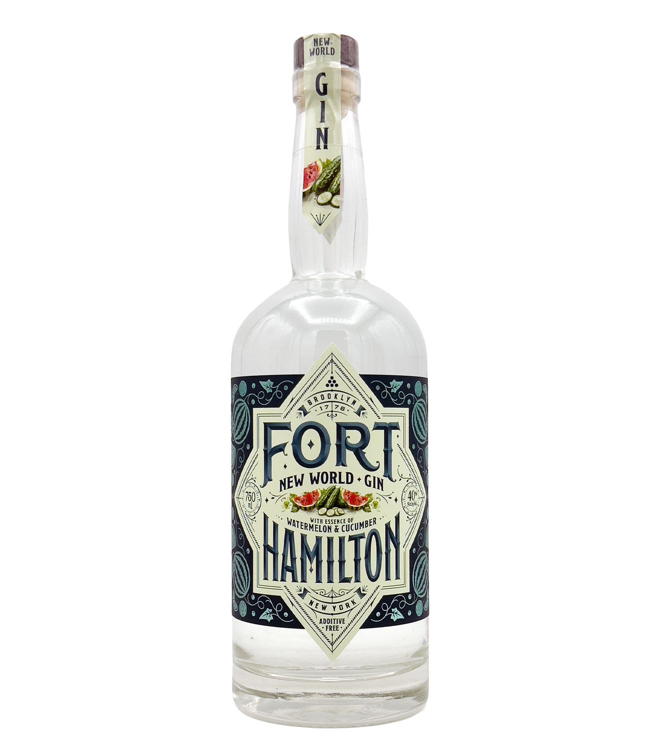 Fort Hamilton New World Dry Gin 750ml