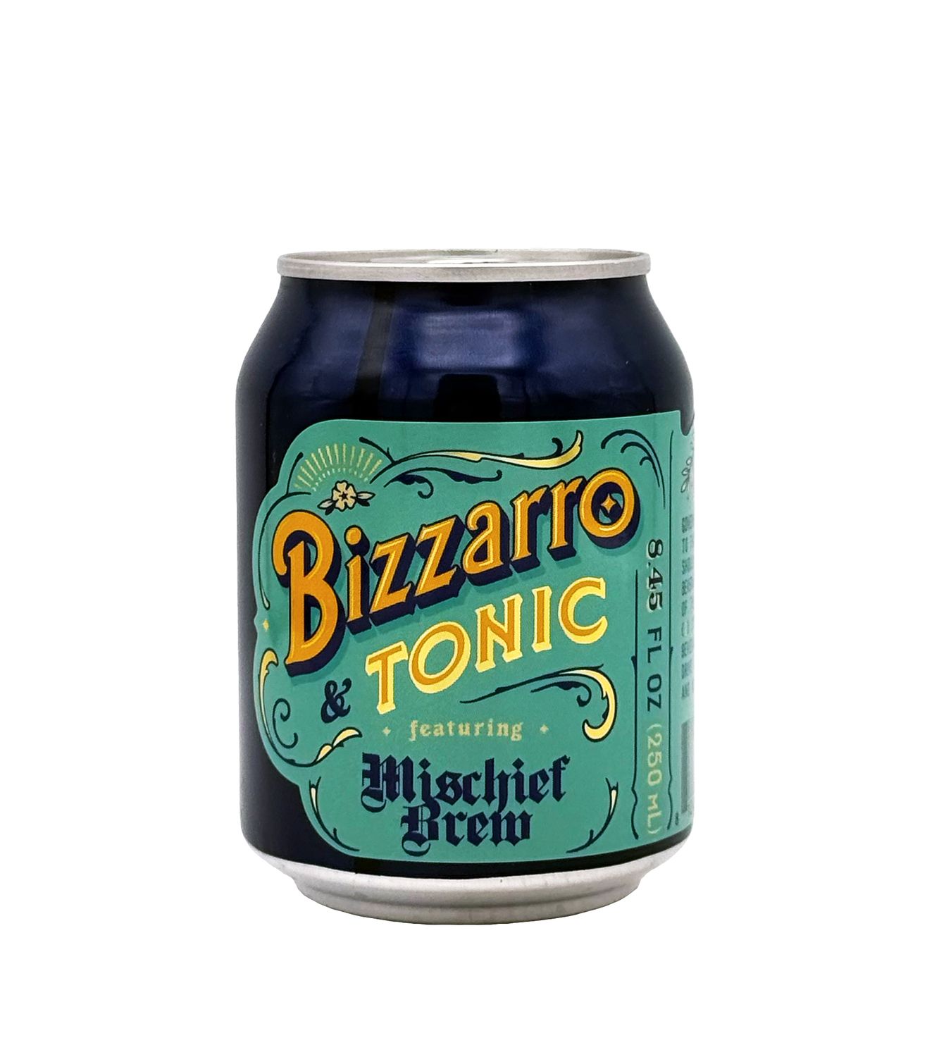 Bizzarro &amp; Mischief Brew Tonic 250ml (can) Bizzarro
