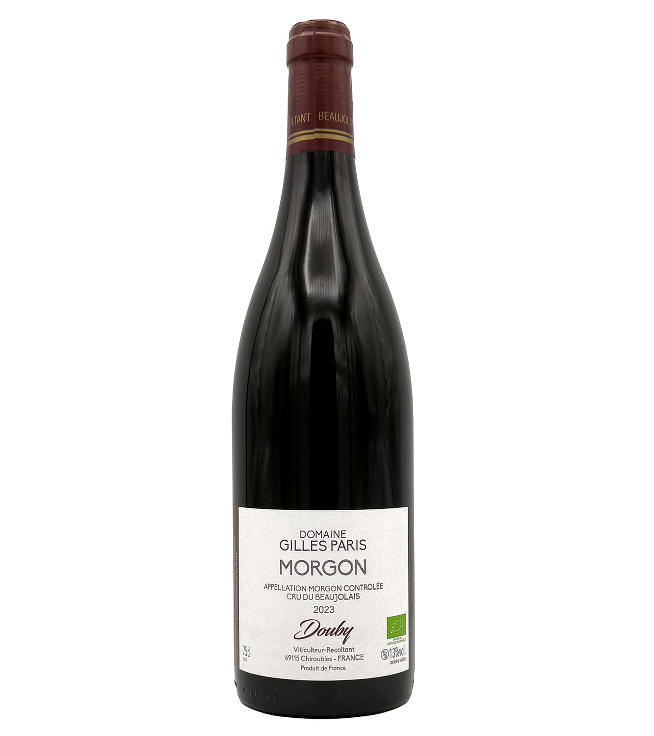 Morgon Douby 2023 Christine &amp; Gilles Paris