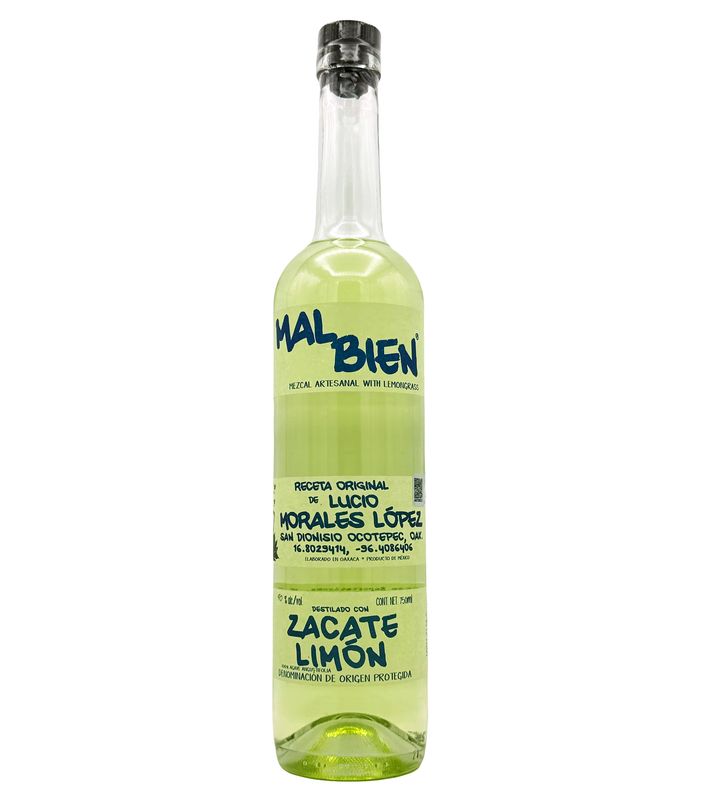 Mal Bien Mezcal Zacate Limon 750ml